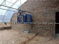 گرین ہاؤس ڈبل ریل آبپاشی بوم